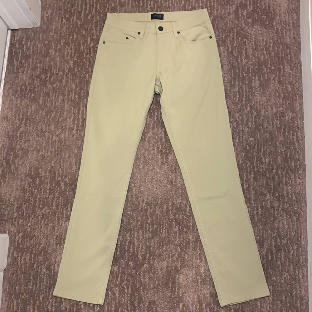 JACHS NY Slim Fit Tech Chinos-Great Condition-Used-29/32-Tan